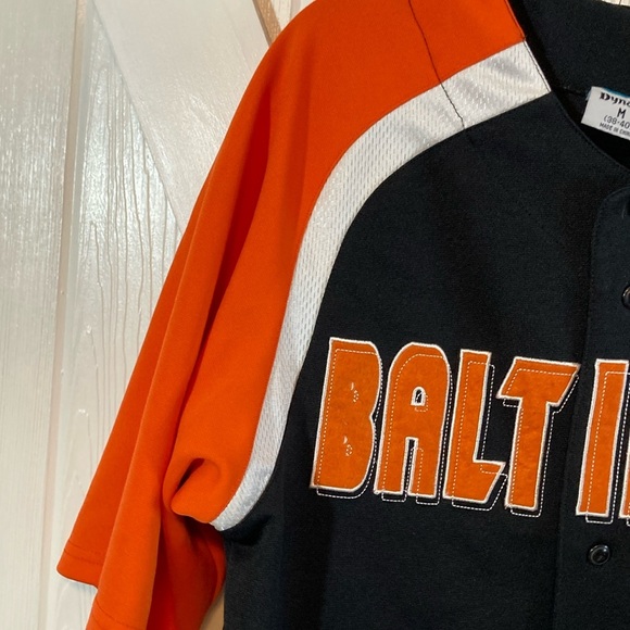 Baltimore Baseball Jersey - Black and Orange - Picture 5 of 11